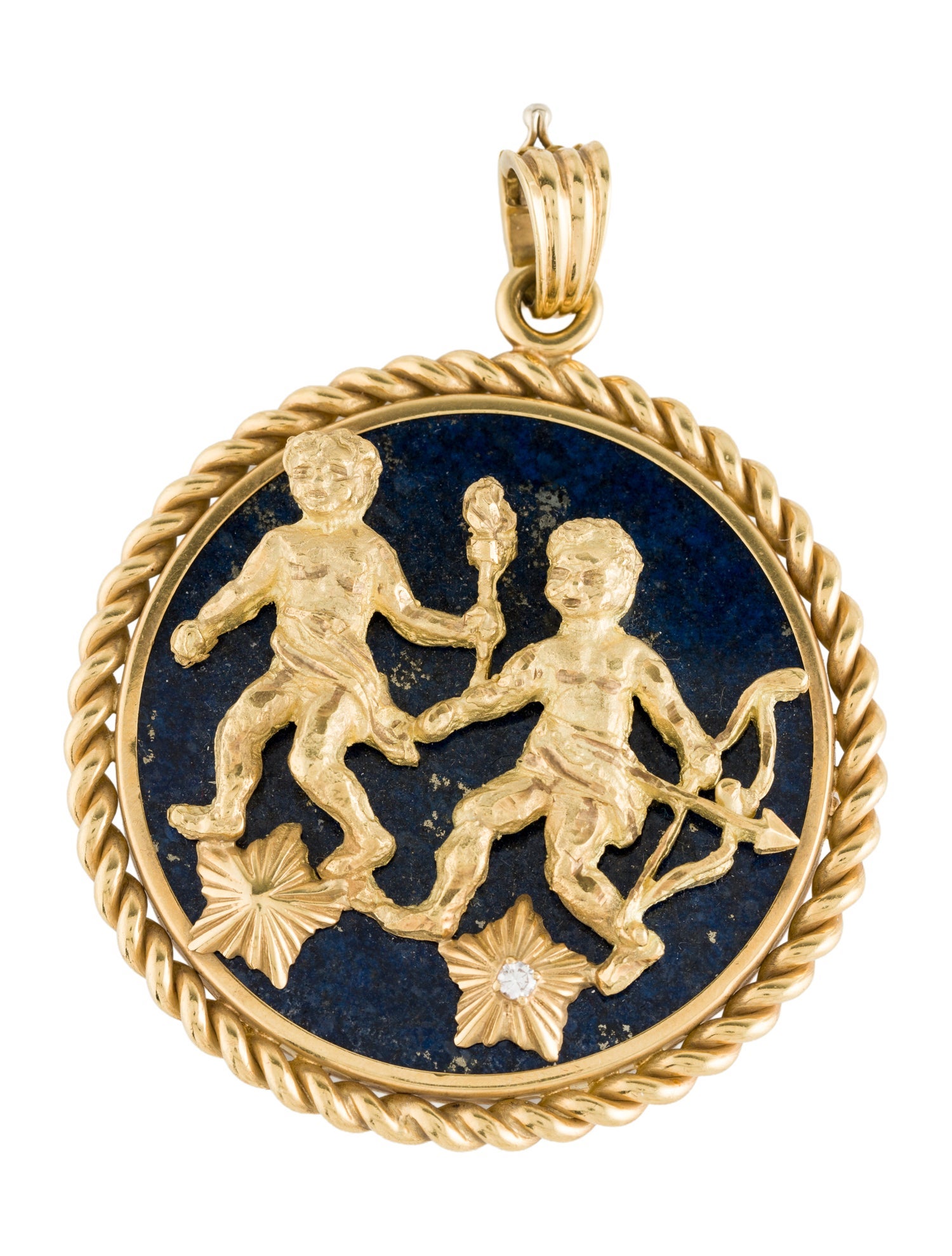 Van Cleef & Arpels Vintage Gemini Pendant