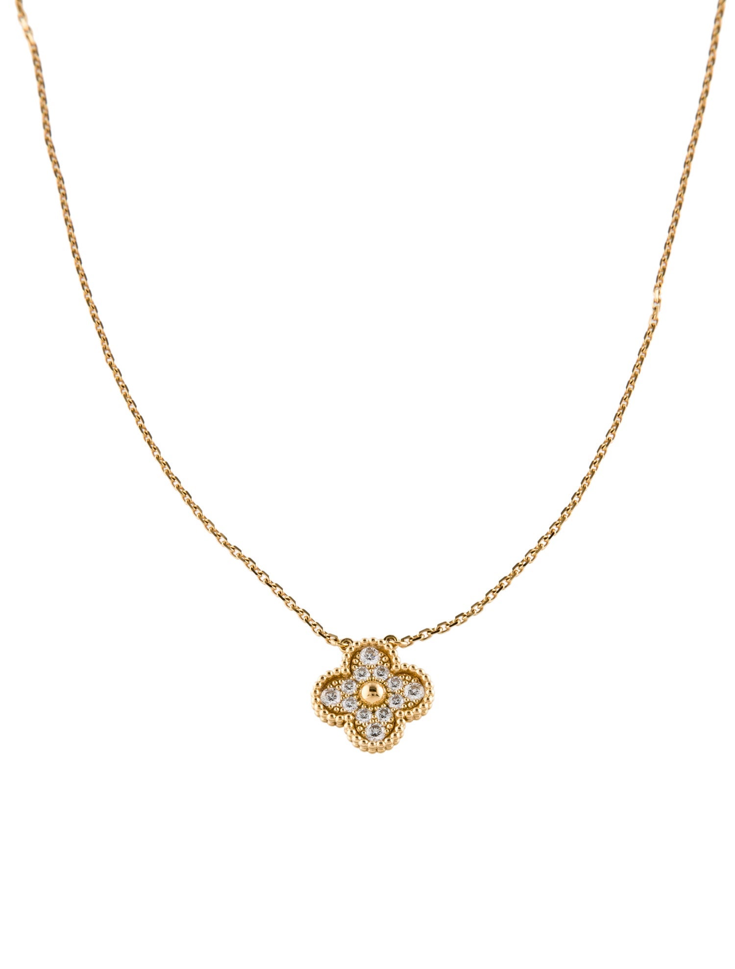 Van Cleef & Arpels Vintage Alhambra Pendant Necklace