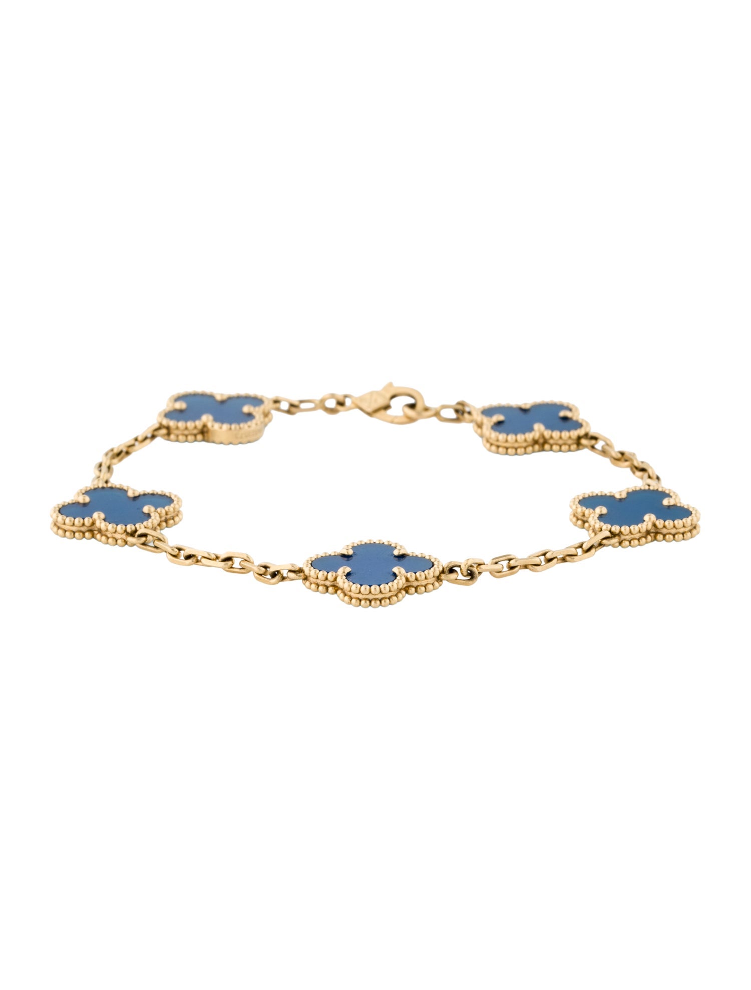 Van Cleef & Arpels Vintage Alhambra Bracelet, 5 Motifs