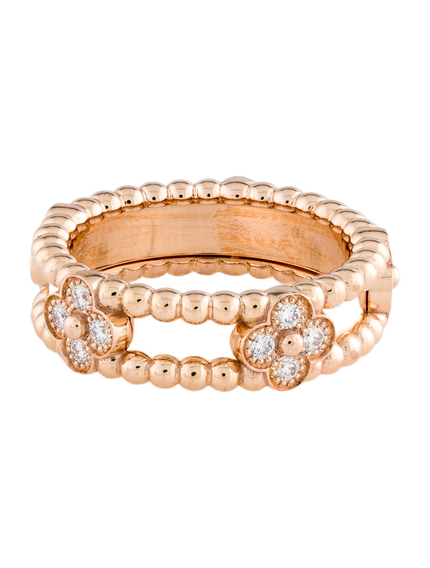 Van Cleef & Arpels Perlée Sweet Clovers Ring