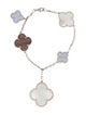 Van Cleef & Arpels Mother Of Pearl Magic Alhambra Bracelet, 5 motifs