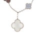 Van Cleef & Arpels Mother Of Pearl Magic Alhambra Bracelet, 5 motifs