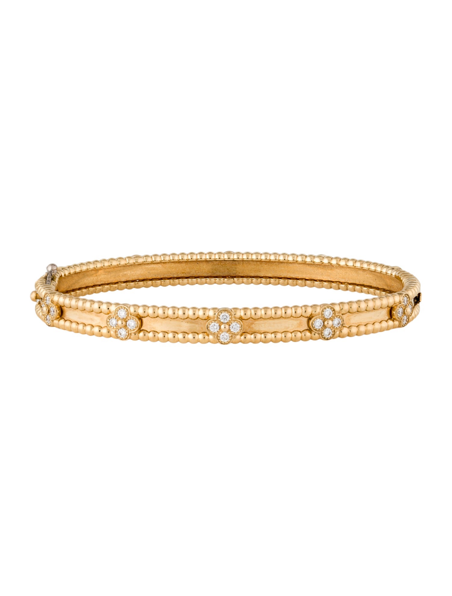 Van Cleef & Arpels Perlée Sweet Clovers Bracelet, Medium Model