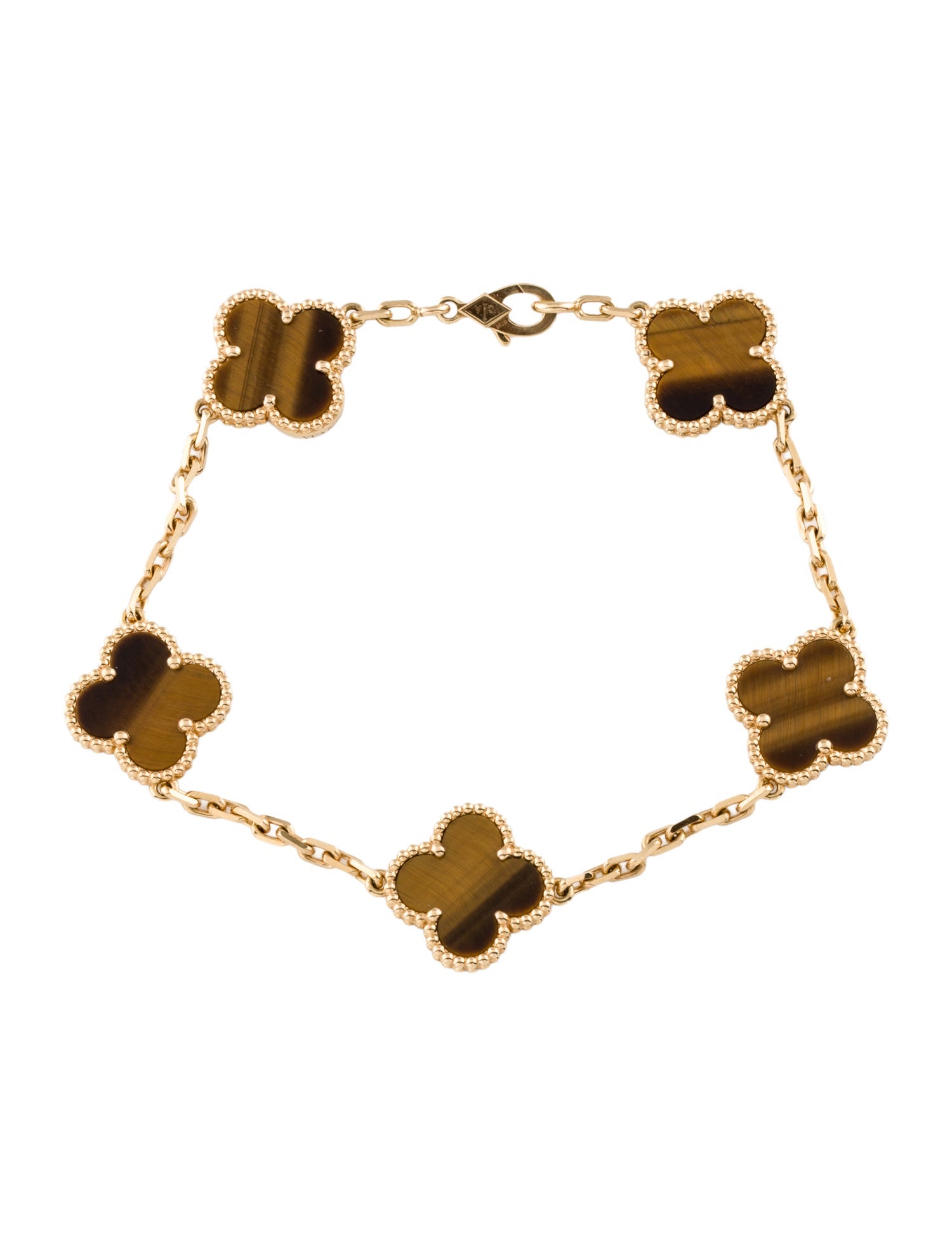 Van Cleef & Arpels Vintage Alhambra Bracelet, 5 Motif