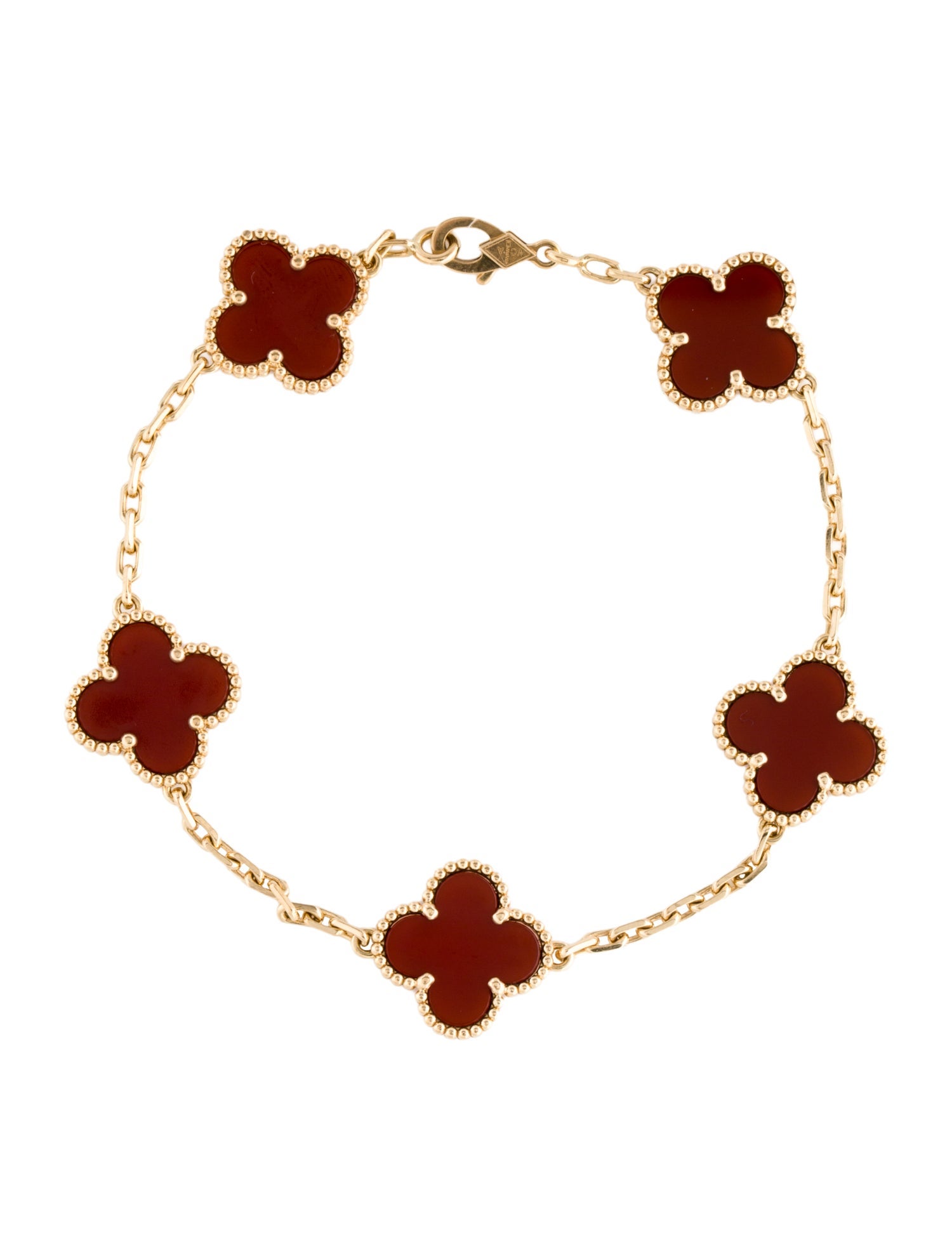 Van Cleef & Arpels Vintage Alhambra Bracelet, 5 Motifs