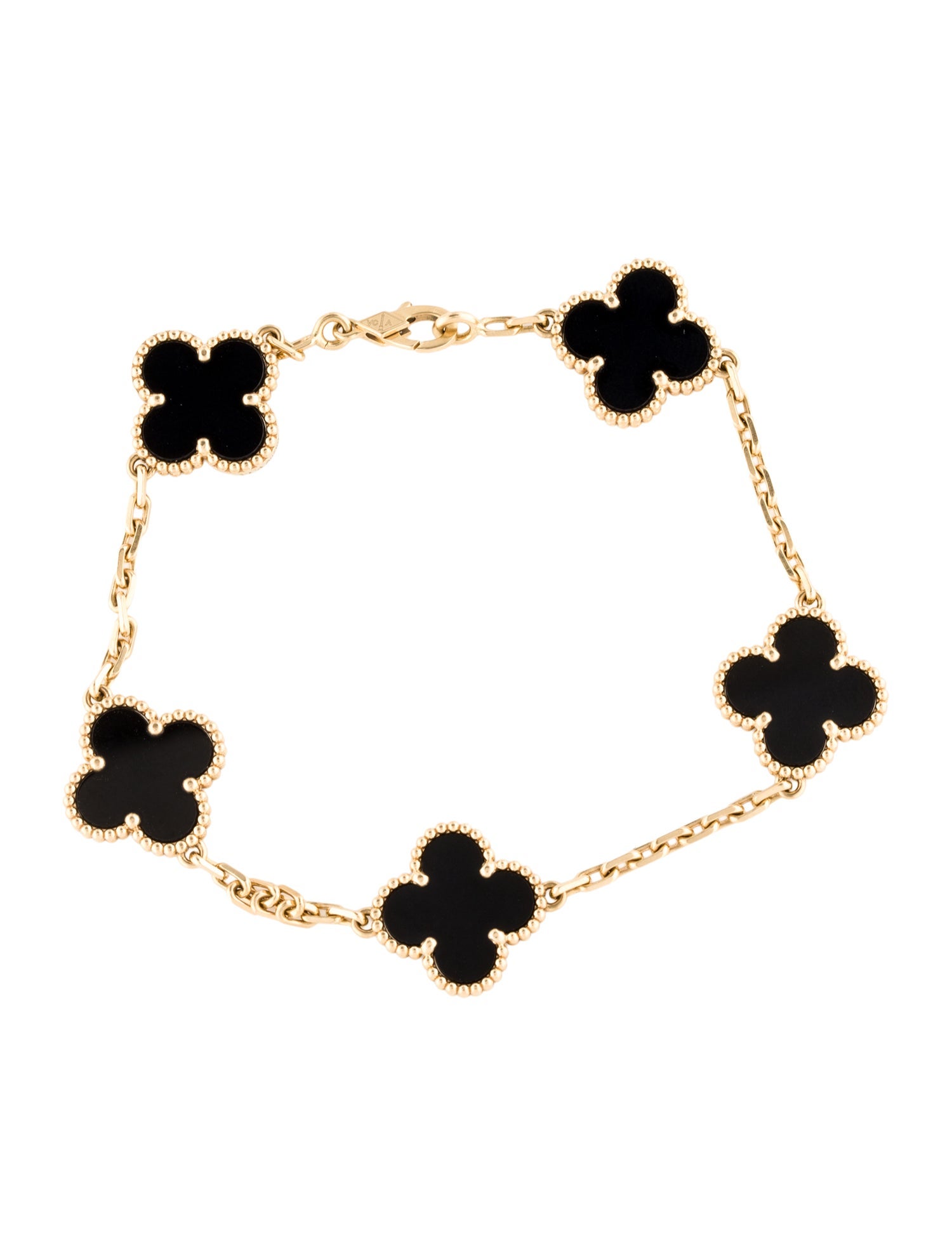 Van Cleef & Arpels Vintage Alhambra Bracelet, 5 Motifs