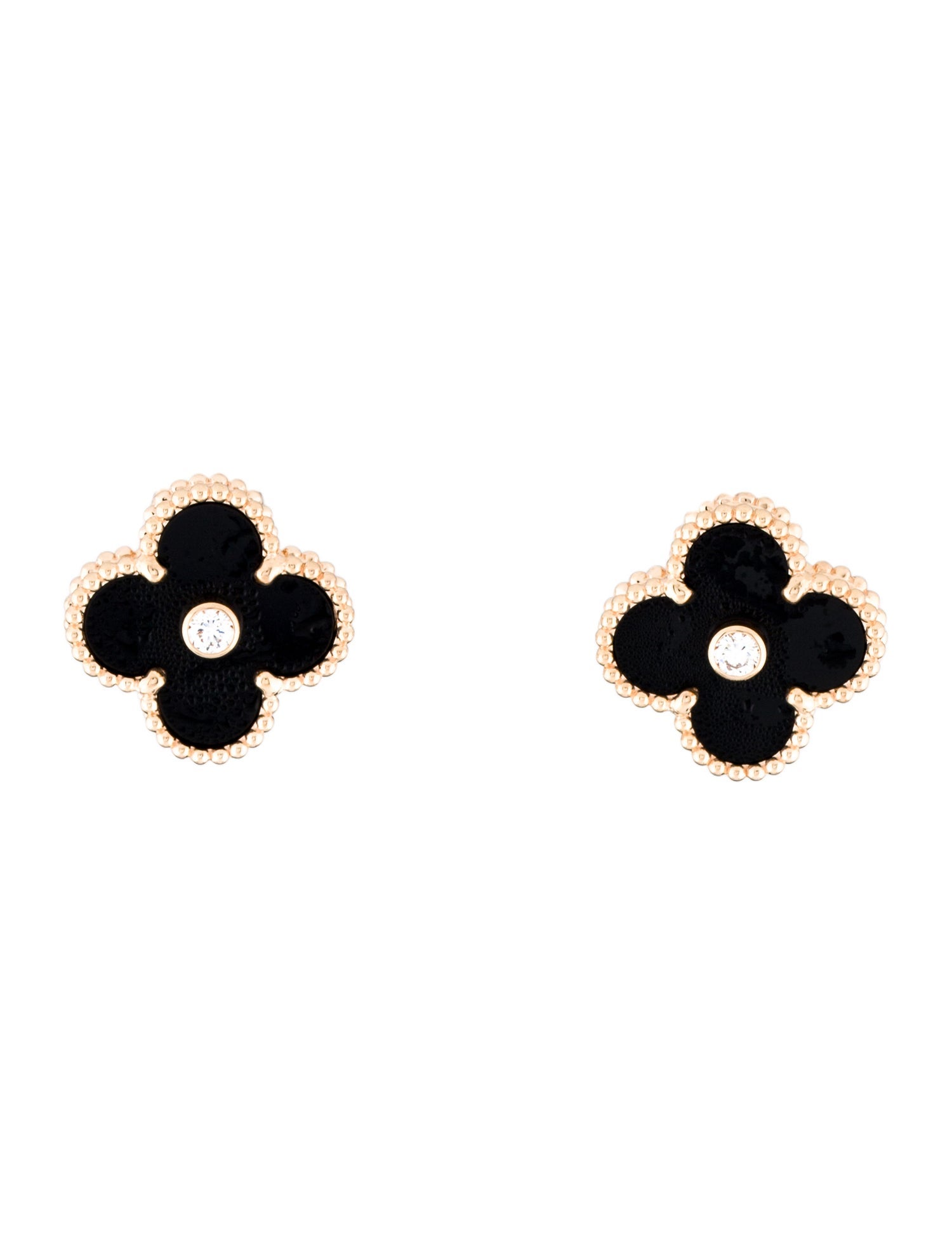 Van Cleef & Arpels Limited Edition Vintage Alhambra Earclips