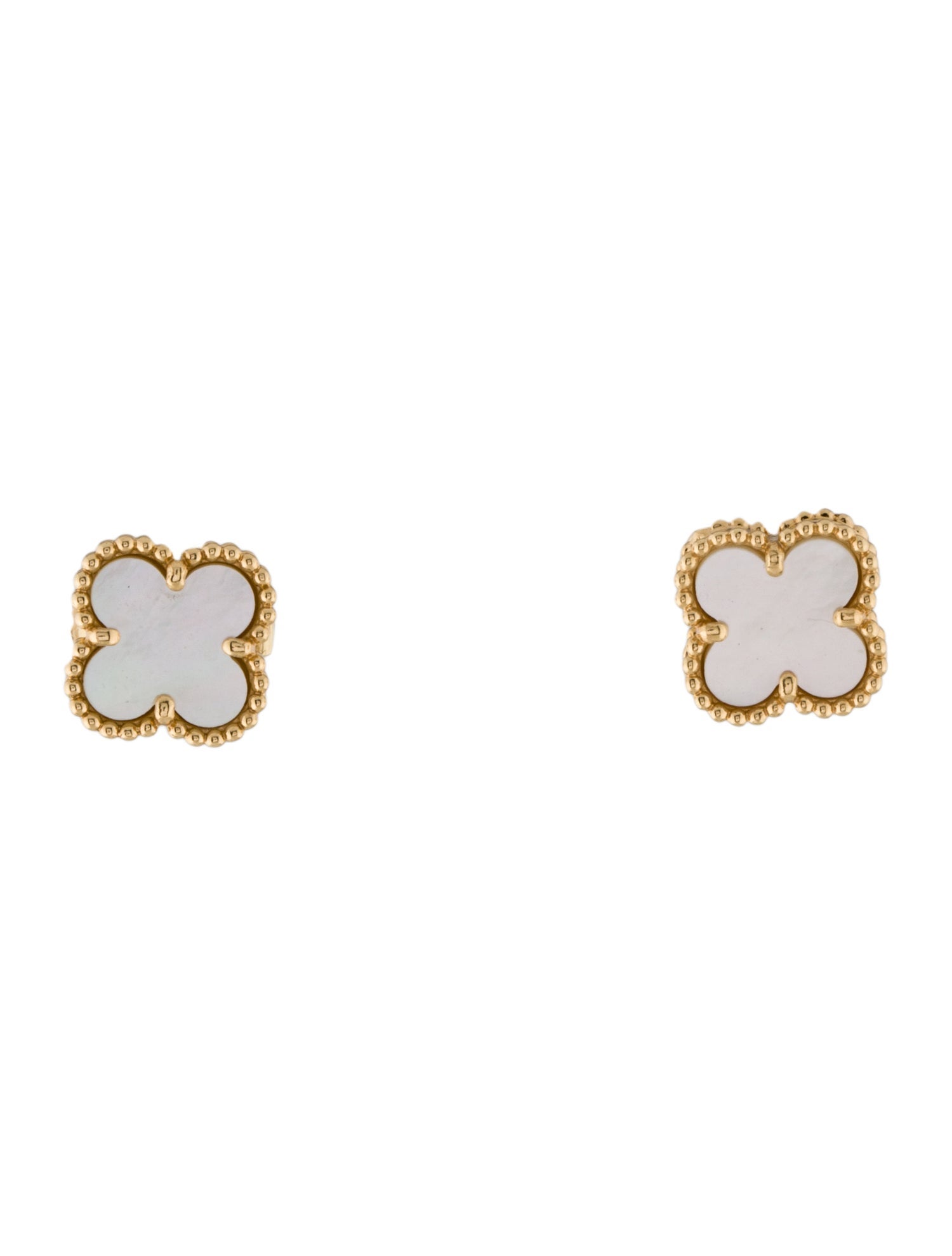 Van Cleef & Arpels Mother of Pearl Sweet Alhambra Earstuds