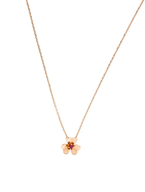 Van Cleef & Arpels Frivole Pendant Necklace, Mini Model