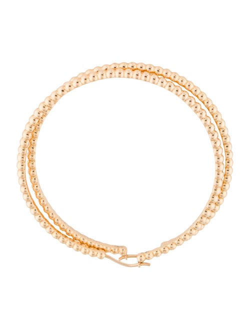 Van Cleef & Arpels Perlée Pearls of Gold Hoop Earrings, Large Model