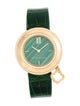 Van Cleef & Arpels Malachite and Diamond Charm Watch