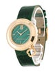 Van Cleef & Arpels Malachite and Diamond Charm Watch