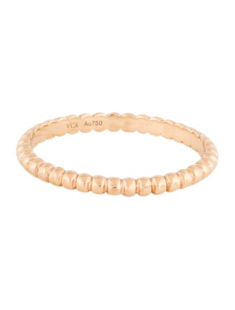 Van Cleef & Arpels Perlée Pearls of Gold ring, Small Model