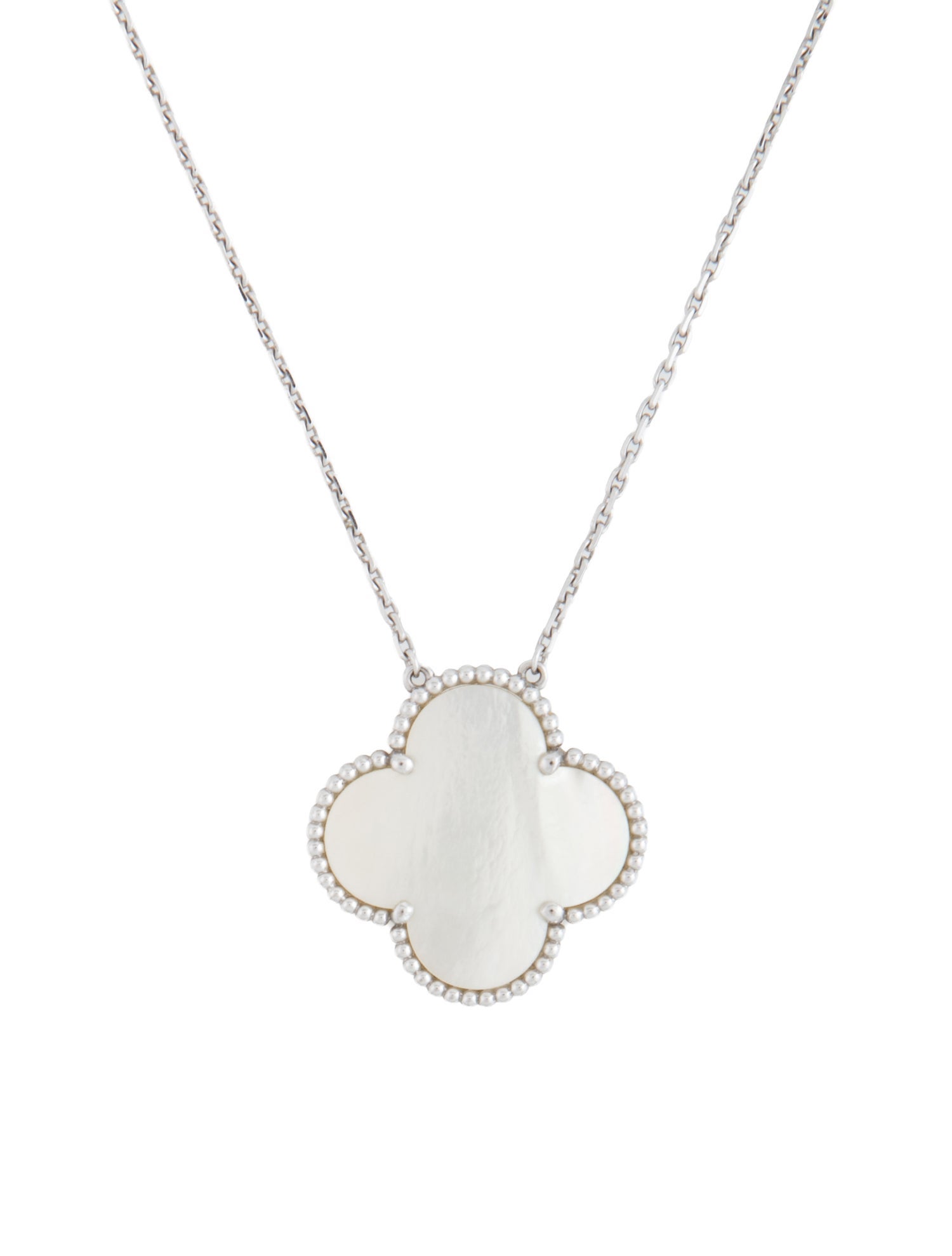 Van Cleef & Arpels Mother of Pearl Magic Alhambra Pendant
