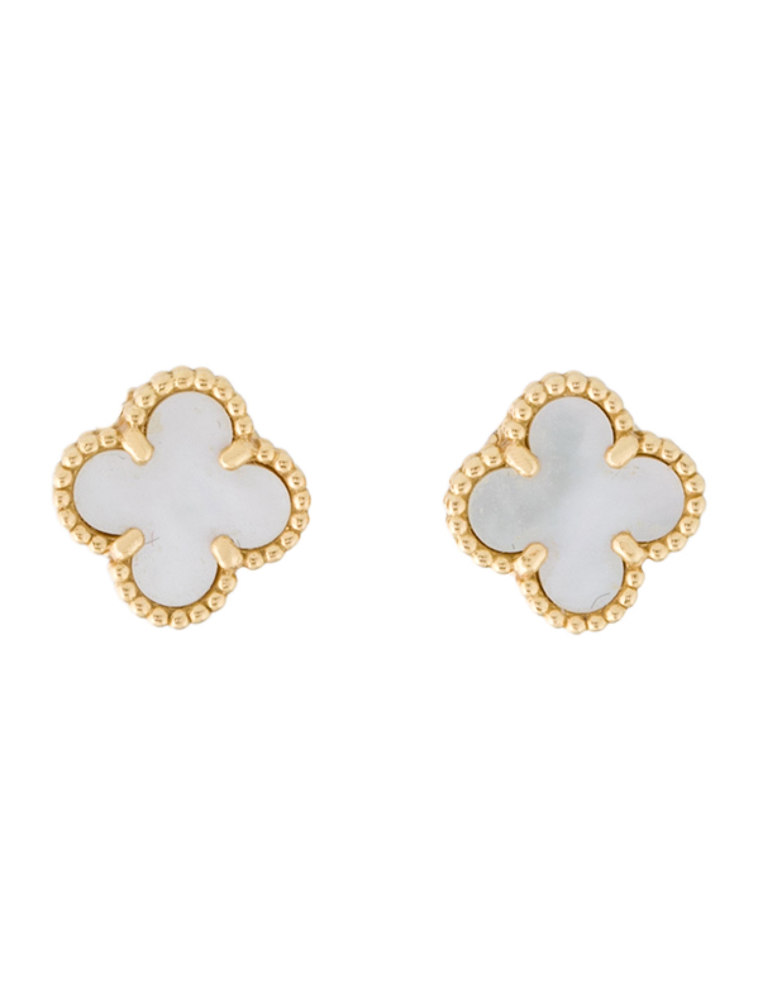 Van Cleef & Arpels Mother of Pearl Sweet Alhambra Earstuds