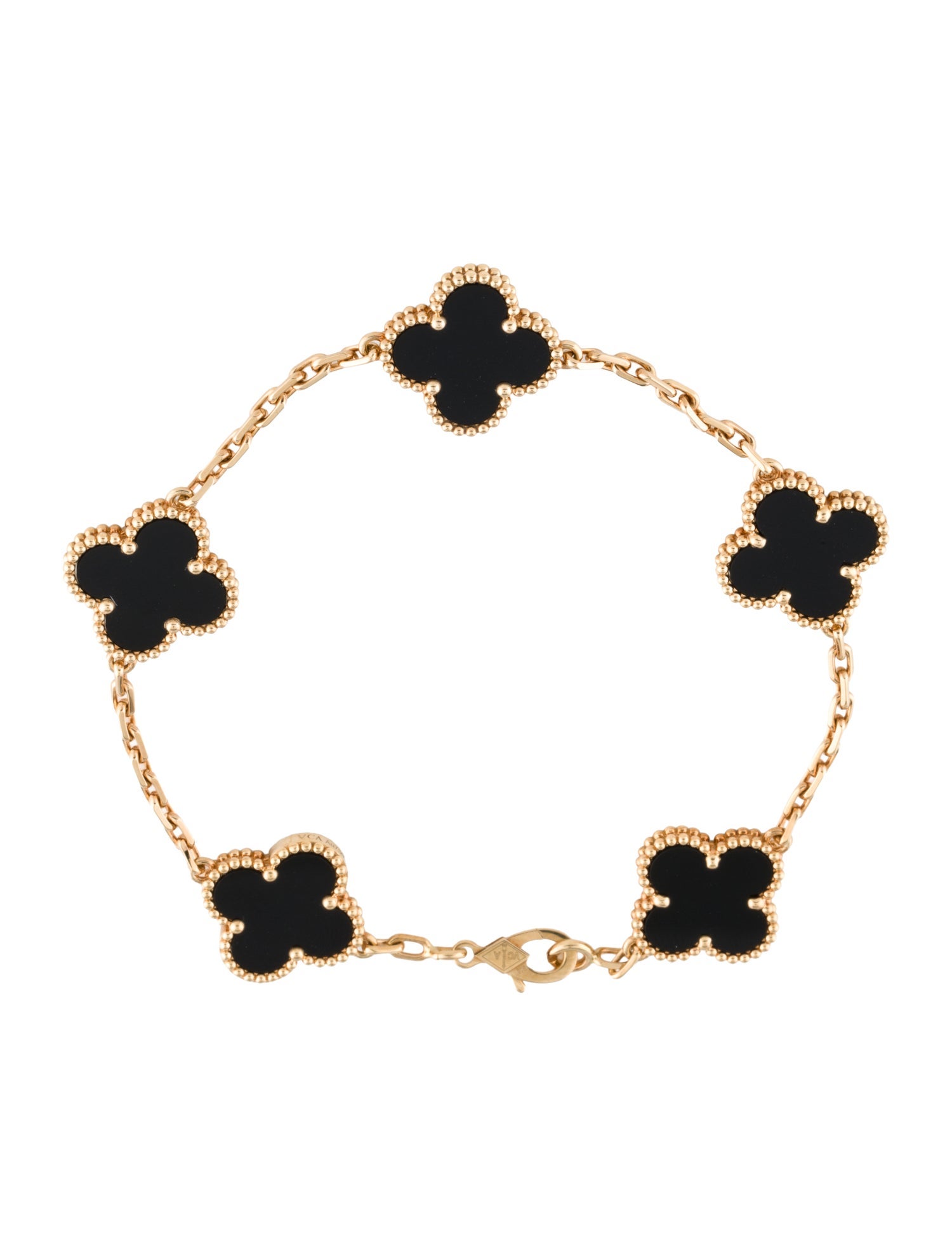 Van Cleef & Arpels Vintage Alhambra Bracelet, 5 Motifs