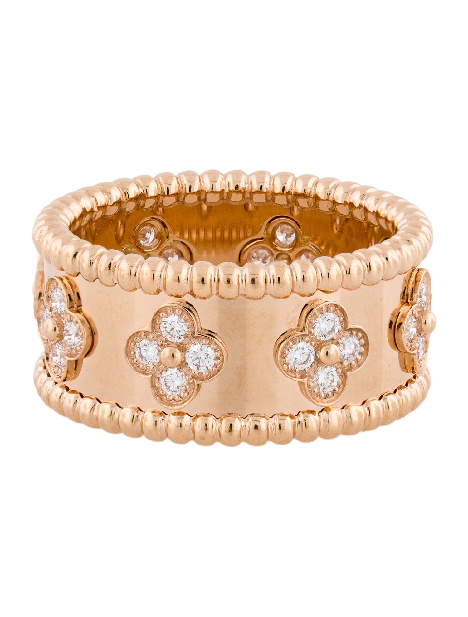 Van Cleef & Arpels Perlee Clovers Ring, Medium Model