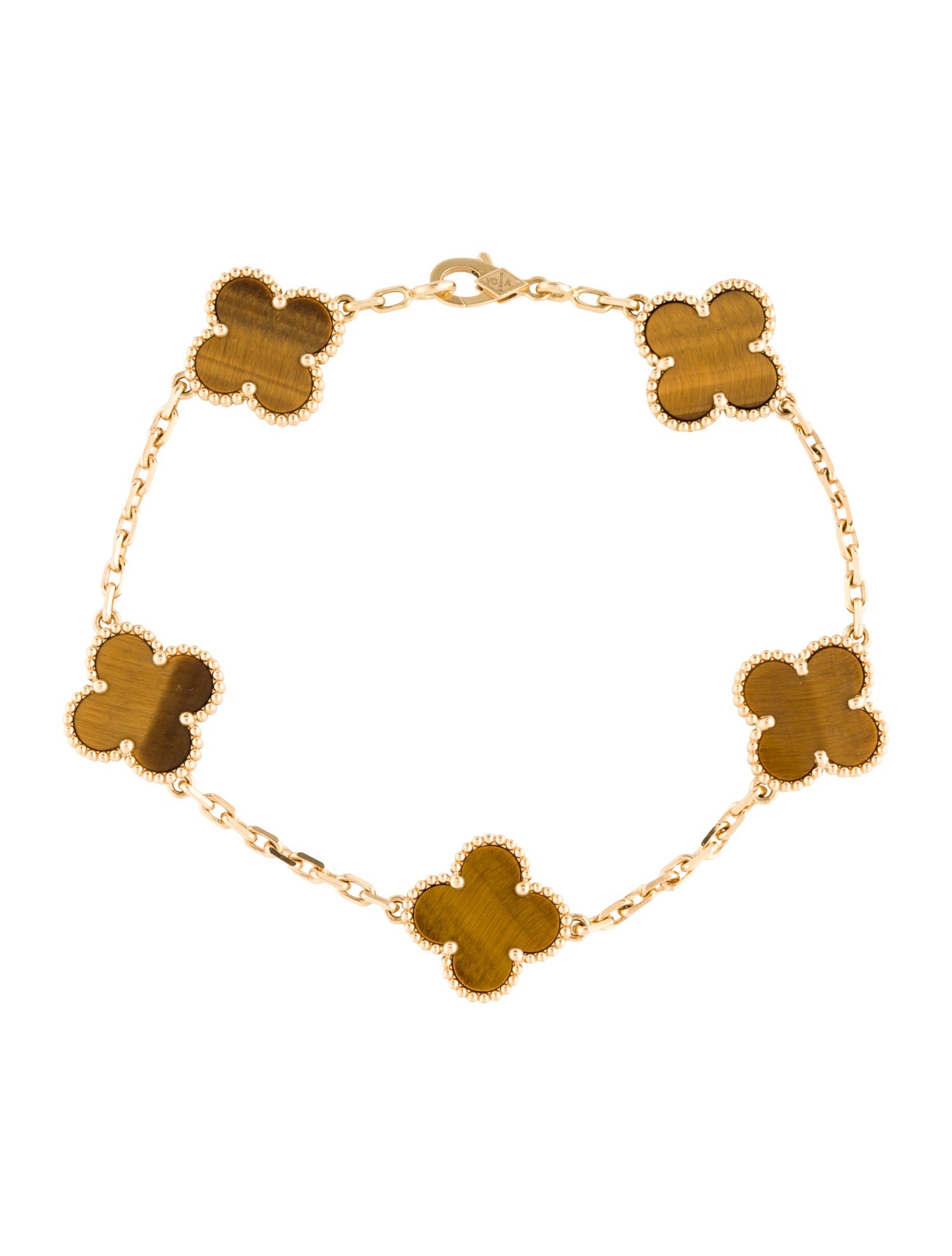 Van Cleef & Arpels Vintage Alhambra Bracelet, 5 Motifs