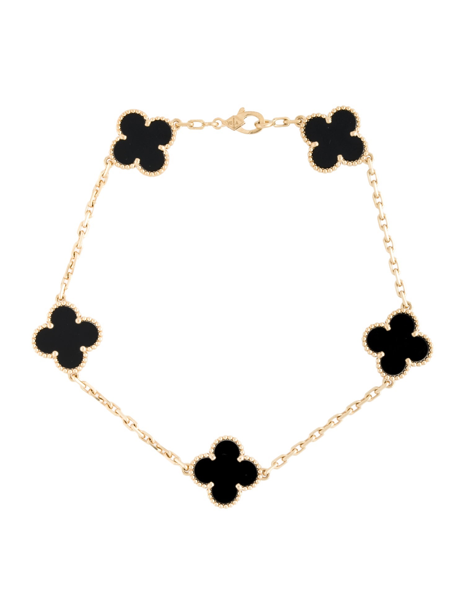 Van Cleef & Arpels Vintage Alhambra Bracelet, 5 Motifs