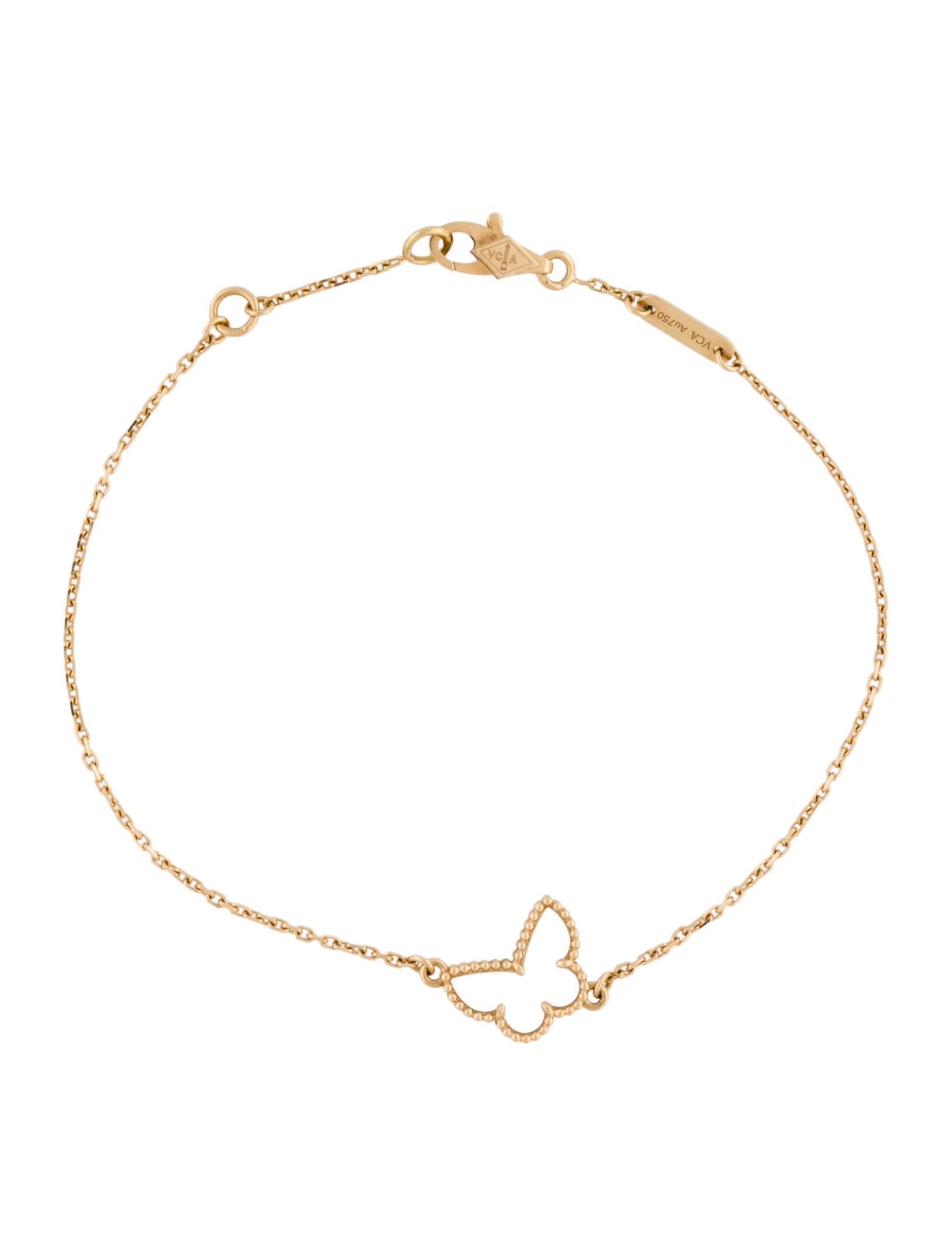 Van Cleef & Arpels Mother Of Pearl Sweet Butterflies Bracelet