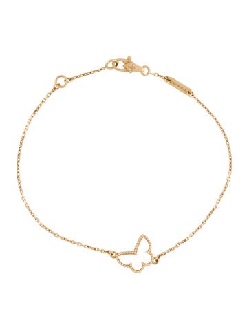 Van Cleef & Arpels Station Mother Of Pearl Sweet Butterflies Bracelet