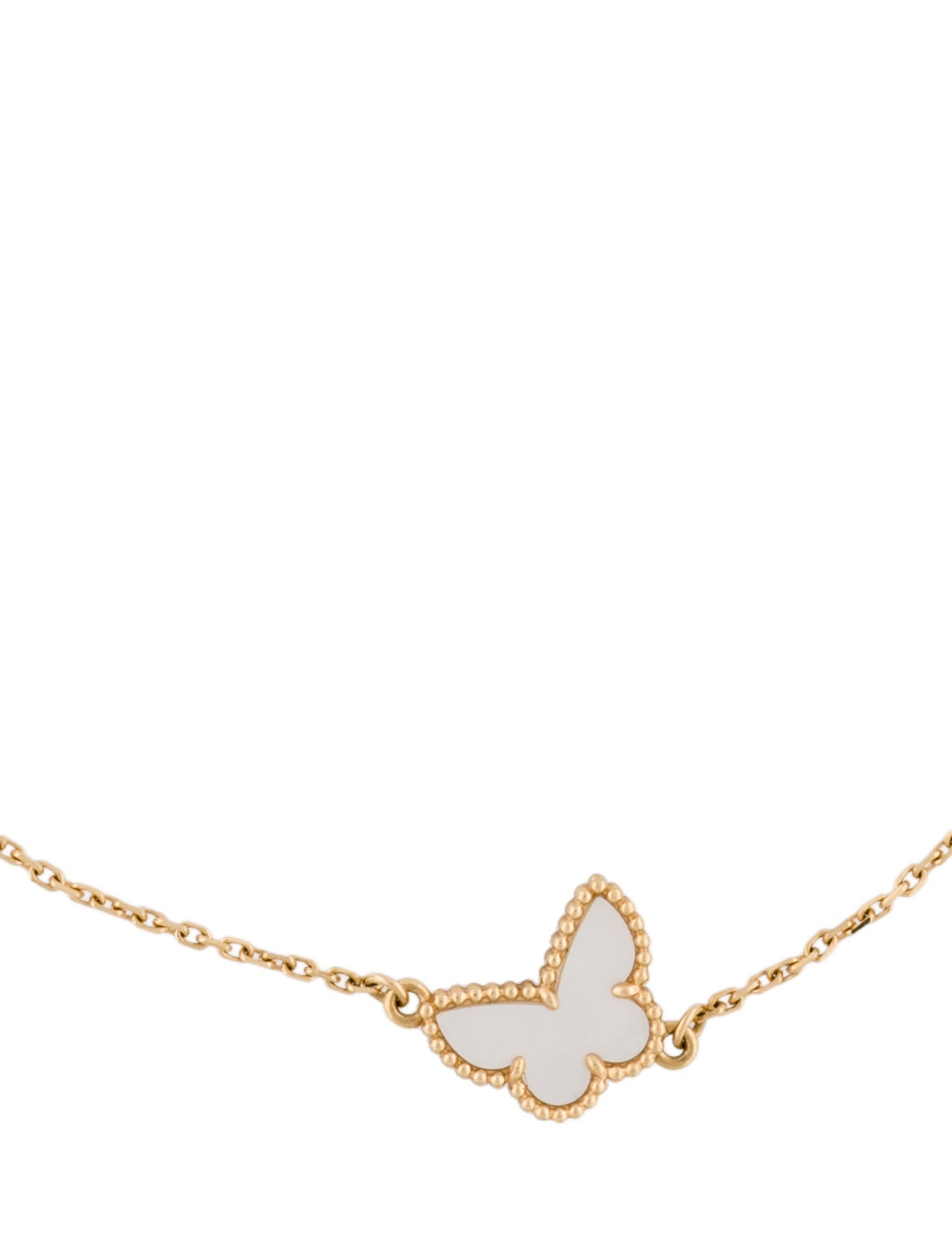 Van Cleef & Arpels Mother Of Pearl Sweet Butterflies Bracelet