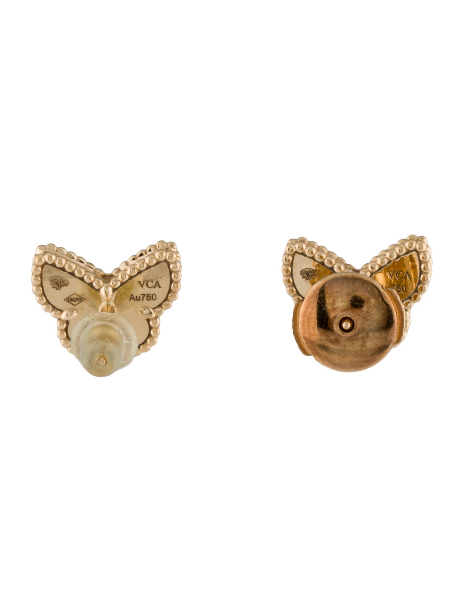 Van Cleef & Arpels Mother of Pearl Sweet Butterflies Earstuds
