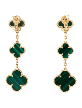 Van Cleef & Arpels Magic Alhambra Earrings, 3 Motifs