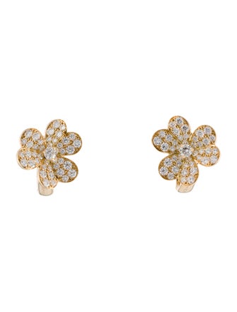 Van Cleef & Arpels Frivole Earrings, Small Model