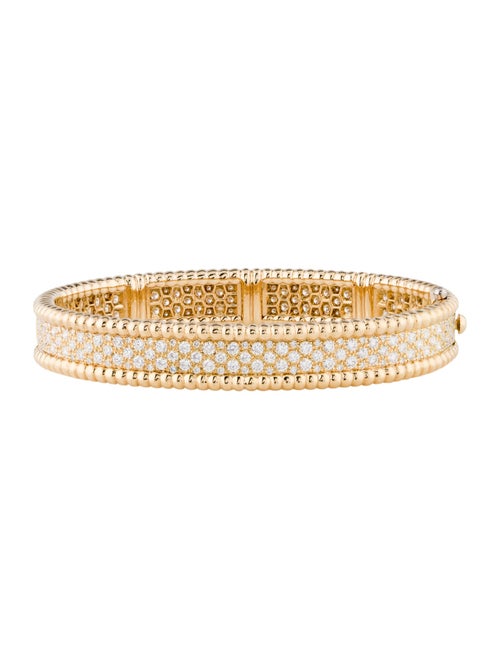 Van Cleef & Arpels Perlée Diamonds Bracelet, 3 Rows, Extra Small Model