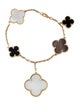 Van Cleef & Arpels Mother of Pearl Magic Alhambra 5 Motif Bracelet