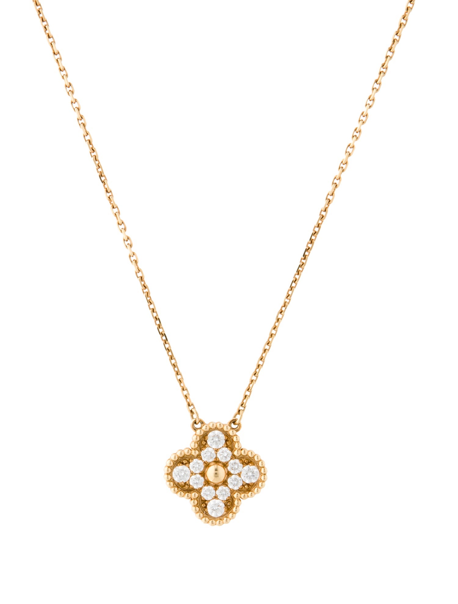 Van Cleef & Arpels Vintage Alhambra Pendant Necklace
