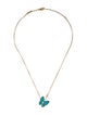 Van Cleef & Arpels Two Butterfly Pendant Necklace
