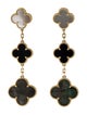 Van Cleef & Arpels Mother of Pearl Magic Alhambra Earrings, 3 Motifs