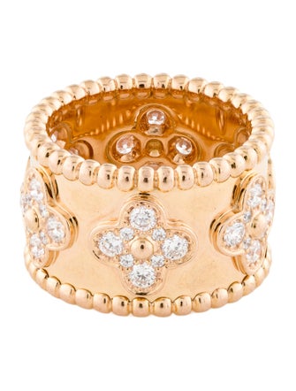 Van Cleef & Arpels Perlée Clover Ring, Large Model