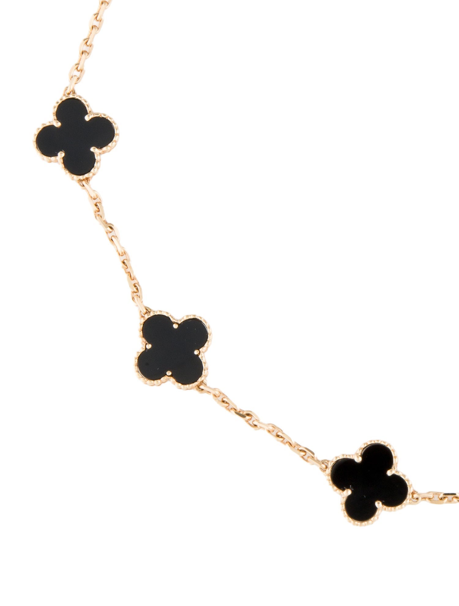 Van Cleef & Arpels Vintage Alhambra Necklace, 10 Motifs