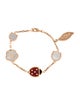 Van Cleef & Arpels Mother of Pearl Lucky Spring 5 Motif Bracelet