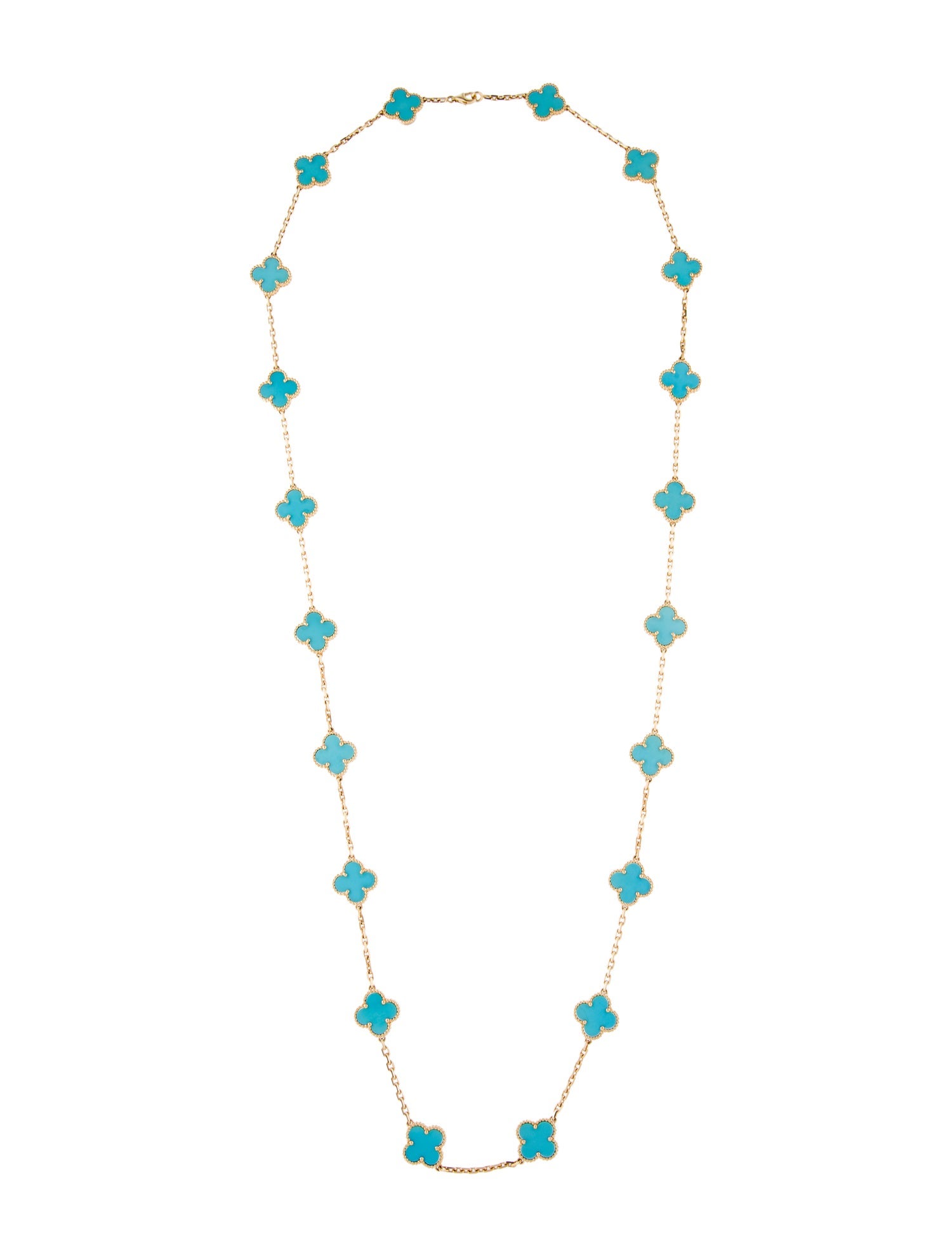 Van Cleef & Arpels Vintage Alhambra Necklace, 20 Motifs