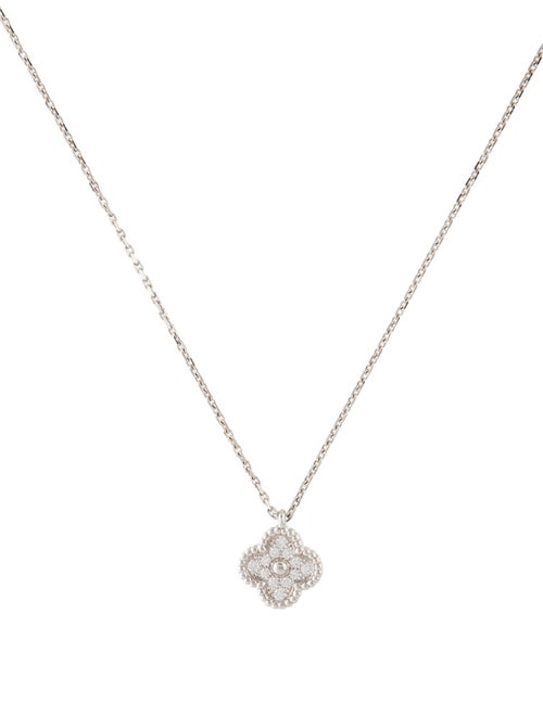 Van Cleef & Arpels Sweet Alhambra Pendant, Diamond