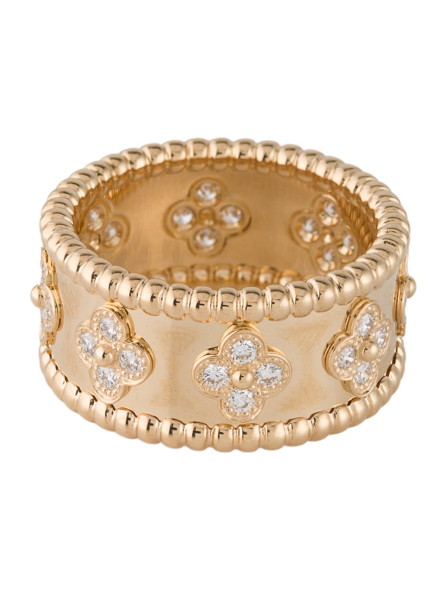 Van Cleef & Arpels Perlée Clovers Ring, Medium Model
