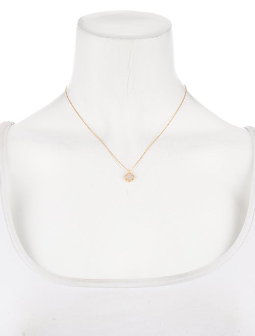 Van Cleef & Arpels Mother of Pearl Sweet Alhambra Pendant Necklace