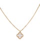 Van Cleef & Arpels Mother of Pearl Sweet Alhambra Pendant Necklace