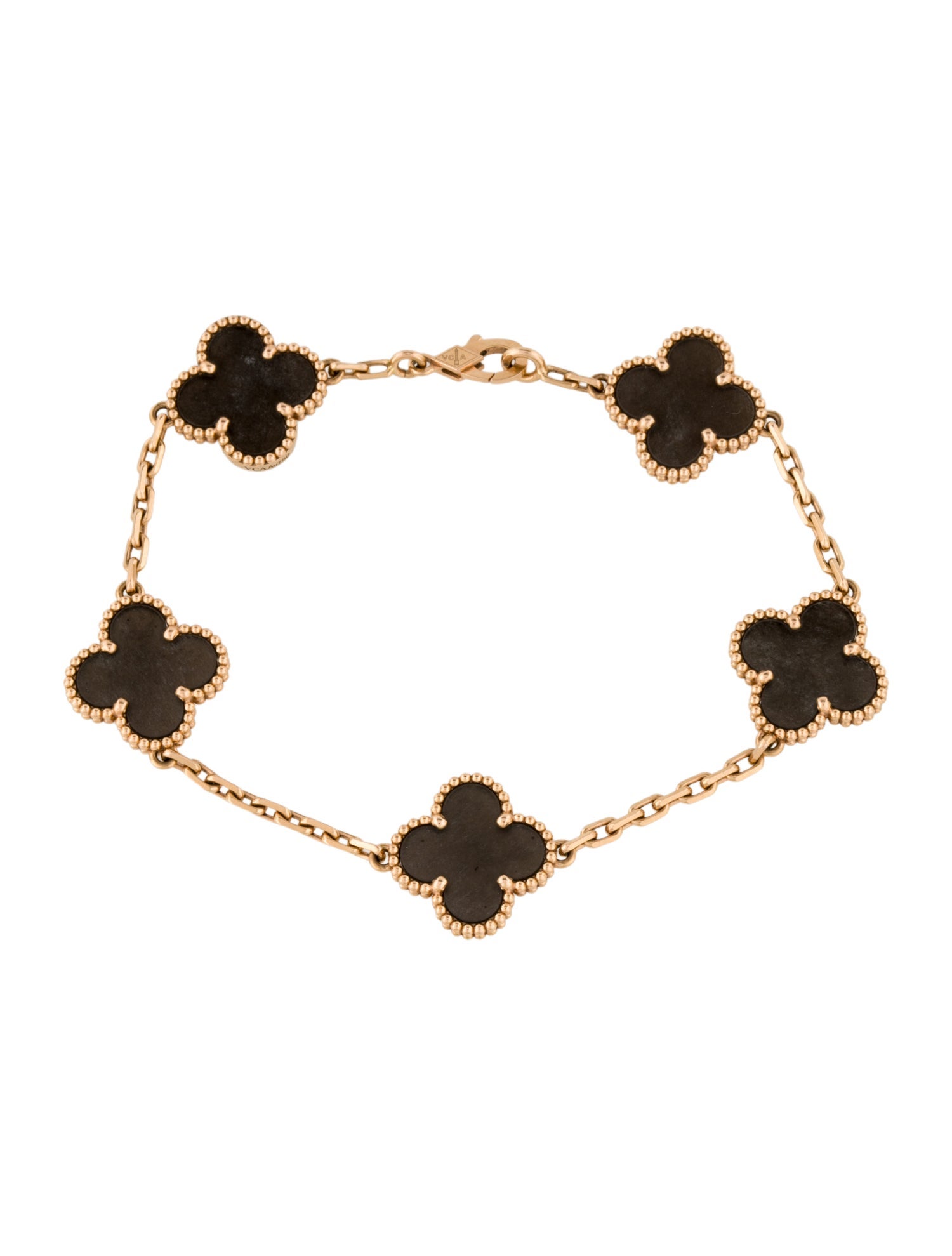 Van Cleef & Arpels 2023 Limited Edition 5 Motif Vintage Alhambra Bracelet