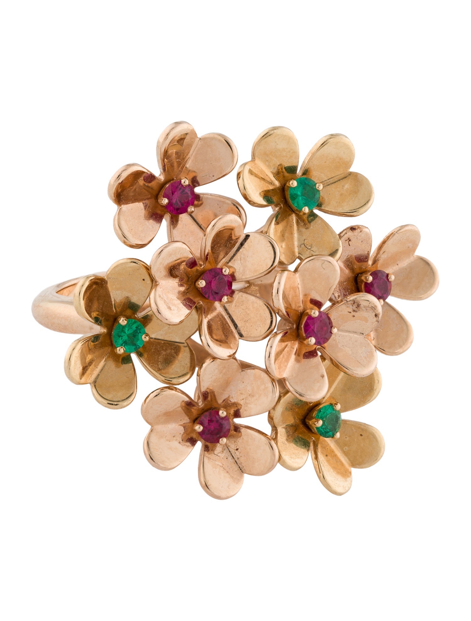 Van Cleef & Arpels Frivole Ring, 8 flowers