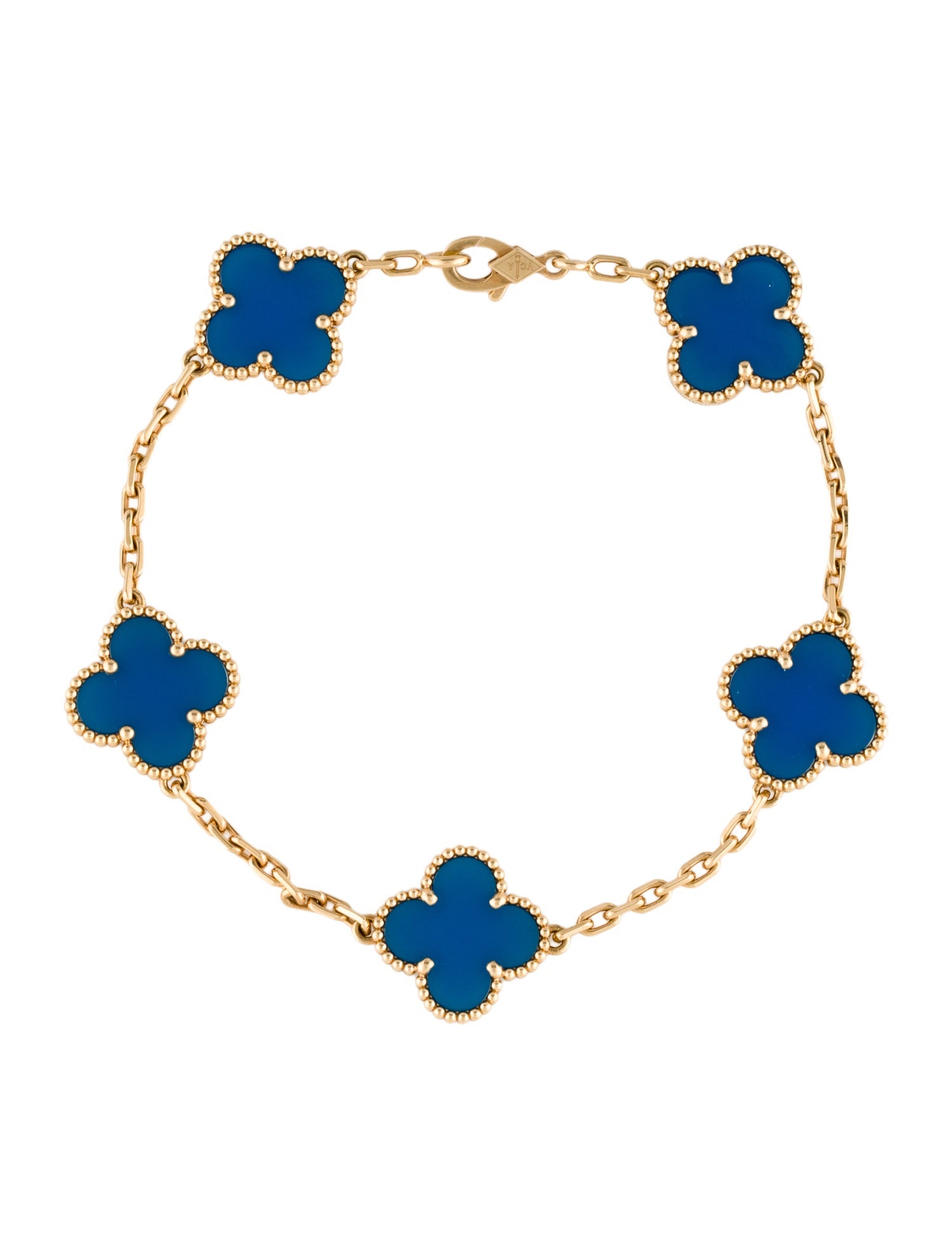 Van Cleef & Arpels Vintage Alhambra Bracelet, 5 Motif