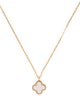 Van Cleef & Arpels Mother of Pearl Sweet Alhambra Pendant Necklace