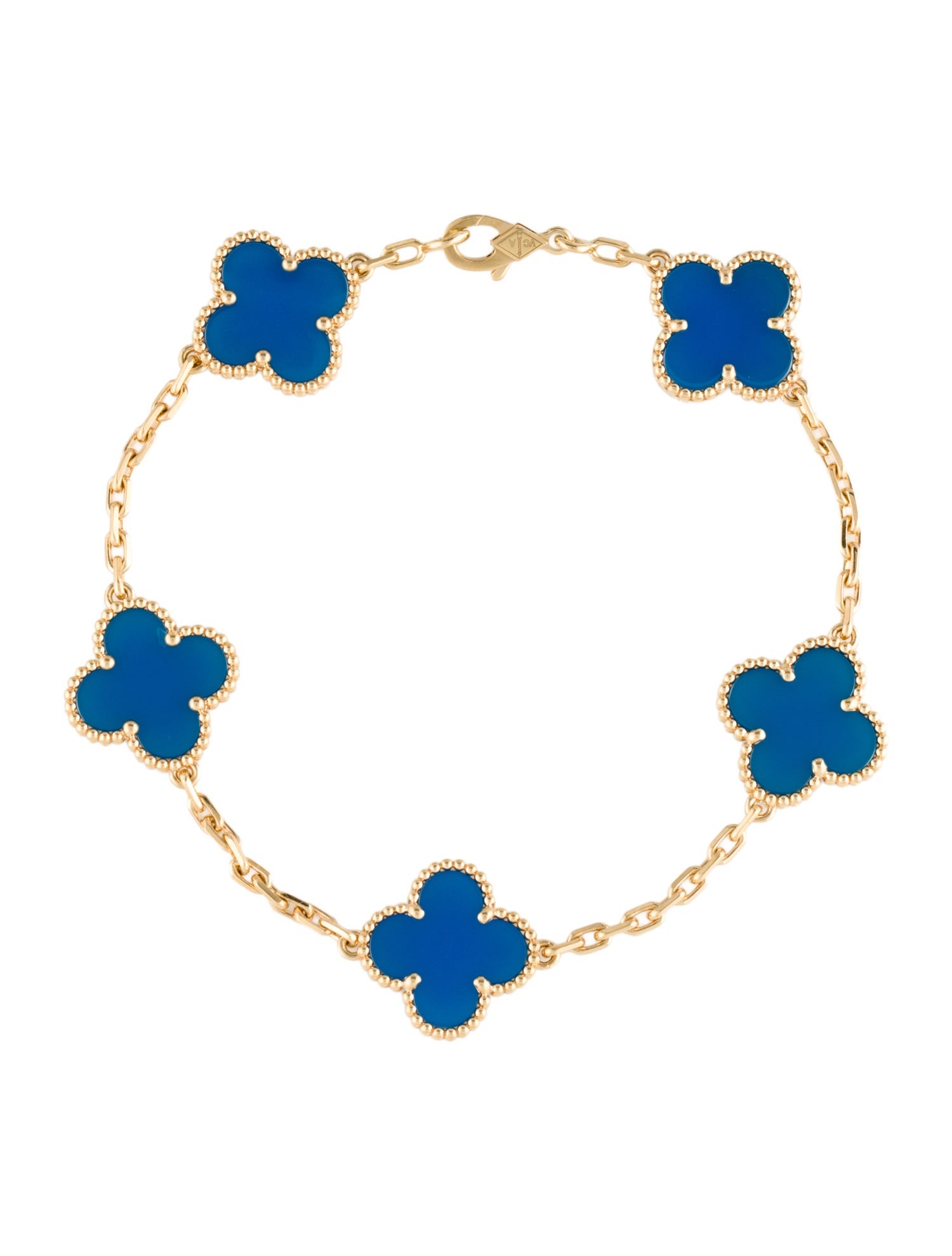 Van Cleef & Arpels Vintage Alhambra Bracelet, 5 Motifs