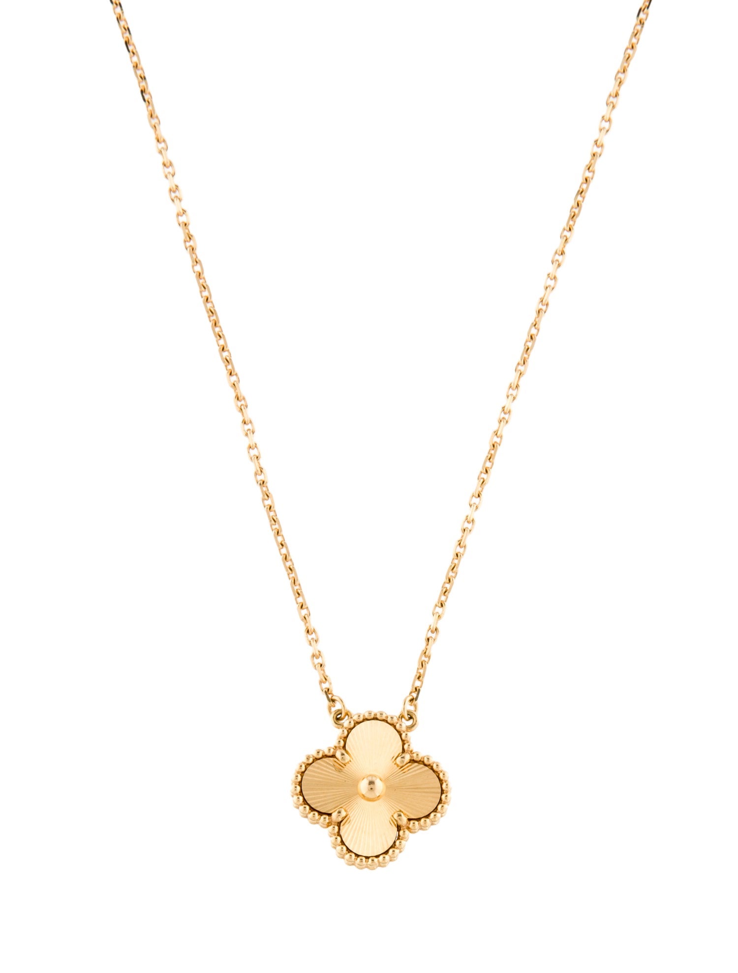 Van Cleef & Arpels Vintage Alhambra Pendant Necklace