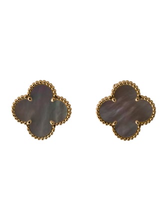 Van Cleef & Arpels Mother of Pearl Magic Alhambra Earrings