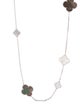 Van Cleef & Arpels Mother of Pearl Magic Alhambra 16 Motif Long Necklace
